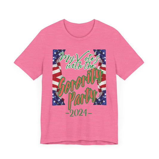 My vote's with the Sorority Party (Pink/Green)